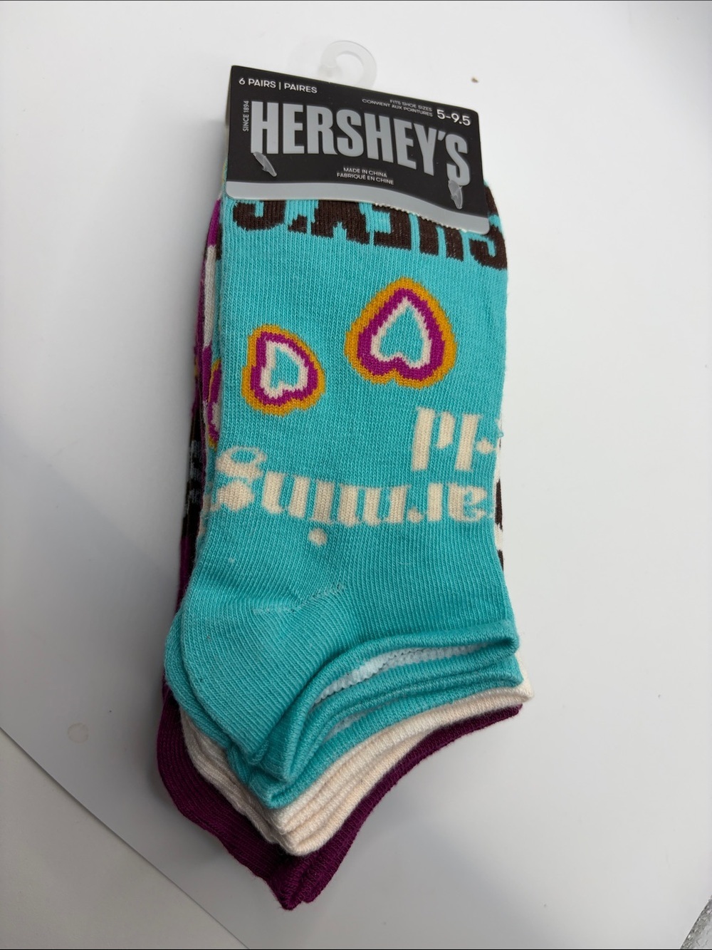 Woman’s Hershey Socks 6 pair